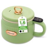 NutriChef 1,6 QT Draagbare elektrische rijstkoker & lunchmaker