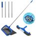Elzusha Ensemble de nettoyage de piscine avec manche télescopique en aluminium