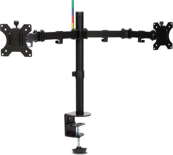 Kensington SmartFit Ergo Dual Extended Monitor Arm - Black - Dual Monitor Mount
