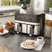 Friteuse à air chaud sans huile double compartiment 8,5 L 2700 W
