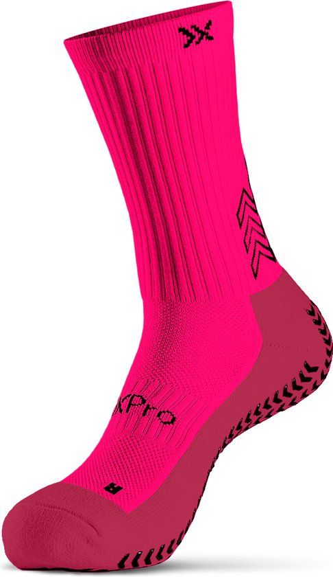 Gearxpro Soxpro Classic Gripsokken - Fluo Roze (41-46)