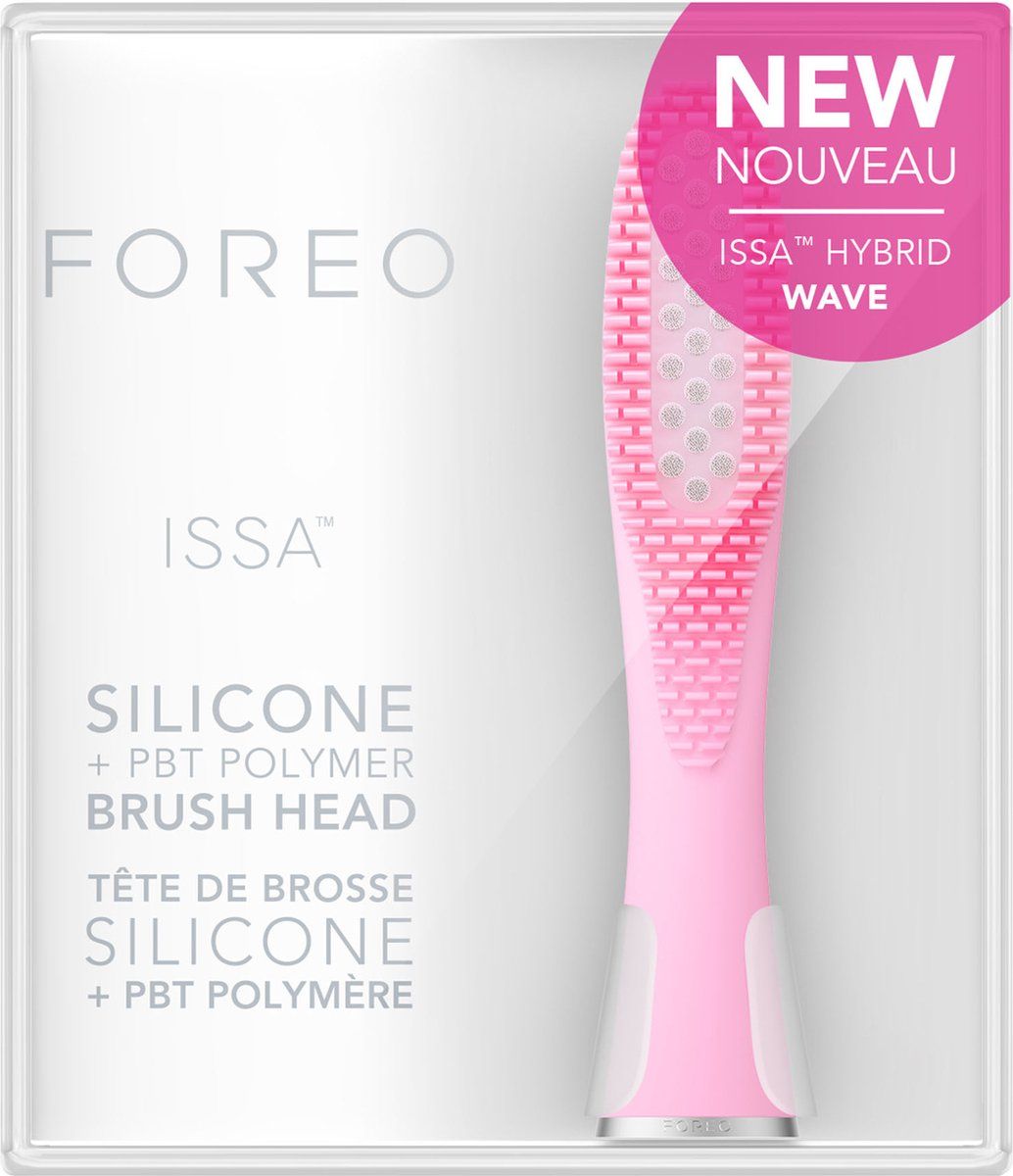 Foreo ISSA Hybrid Wave Borstelkop - Pearl Pink - 6 Maanden Bruikbaar - Vervangbaar