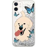 ERT GROUP mobiel telefoonhoesje voor Apple Iphone 12 Mini origineel en officieel erkend Babaco patroon Dogs 011 optimaal, met glitter overloopeffect