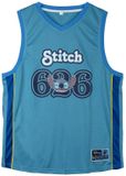 Cerda Stitch T-shirt de basketball sans manches Bleu L Enfants