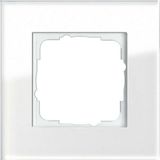 Unyqoos® Elegant wit afdekraam van glas voor een stijlvolle afwerking