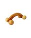 Sun & Sia Massageaccessoires van hout – massageapparaat voor magerotherapie-massageapparaat anti-cellulitis drainerend – massagewiel van natuurlijk hout – handmatig massageapparaat voor rug, benen