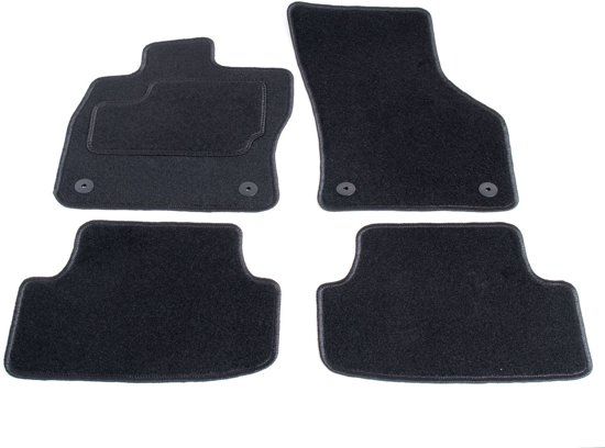 Cargoods Automatten op maat - zwart stof - Audi A3 8V 3-deurs (2013+)