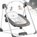 KIDIZ® Chaise à bascule électrique pour bébé jusqu'à 9kg - Anthracite