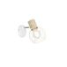 WatioWave Spotlight, metaal, wit en kleur, A, 1 x E27, 40 W, Luise
