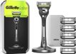 Gillette Labs - Set de rasage - 1 manche + 5 lames de rasoir avec bande exfoliante + support magnétique avec étui de voyage