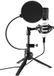 Vonyx CM300W USB Microphone Studio - Blanc - Avec Support de Table, Filtre Anti-Pop et Suspension Élastique