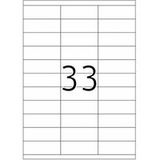 HERMA Premium - Papier - mat - permanent zelf-klevend - wit - 70 x 25.4 mm 3300 etiket(ten) (100 vel(len) x 33 gelamineerde etiketten