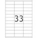 HERMA Premium - Papier - mat - permanent zelf-klevend - wit - 70 x 25.4 mm 3300 etiket(ten) (100 vel(len) x 33 gelamineerde etiketten