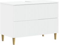 vidaXL Wastafelkabinet ARNHEM Wit 82 x 41 x 59 cm