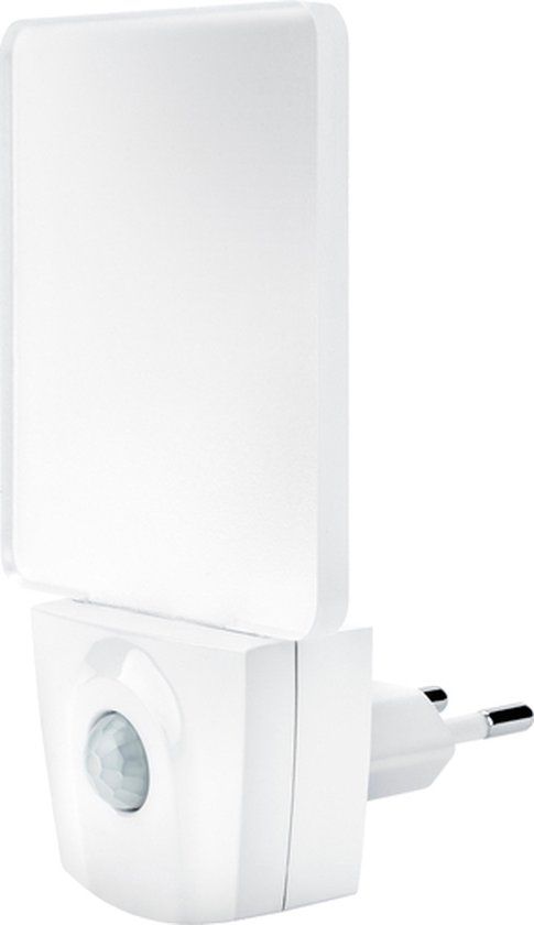 Integral LED Nachtlampje - 0.5W - 4000K - Dag/Nacht & Bewegingssensor - Wit