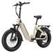 Vélo électrique F6 Boost - Fatbike - Pneus 51 cm - Batterie amovible 48V-18Ah - Moteur arrière 250W - Freins à disque hydrauliques - Beige nacré