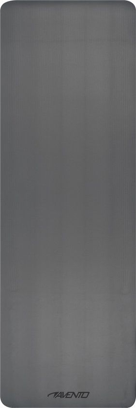 Avento Fitnessmat / Yogamat - TPE - Grijs/Zwart