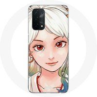Oppo A74 5G One Piece Anime Yamato Poster Gezicht Maniacase