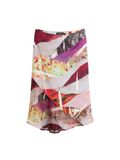 Desigual Rok lichtgroen / rosa / donkerrood / zwart