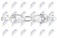 NTY Antriebswelle NPW-RE-170 Vorderachse links