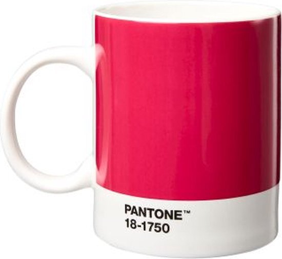 Copenhagen Design - Koffiebeker 375 ml - Viva Magenta 18-1750 - COY 2023 - Porselein - Roze