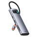 Baseus USB C Hub 7 in 1 Adapter met 4K @60Hz HDMI, 100W PD, 3 USB-A 3.0 5Gbps, SD/TF kaartlezer, USB-docking station voor iPhone 15, Laptop MacBook/Surface Pro/iPad/Steam Deck/Rog Ally/Samsung enz