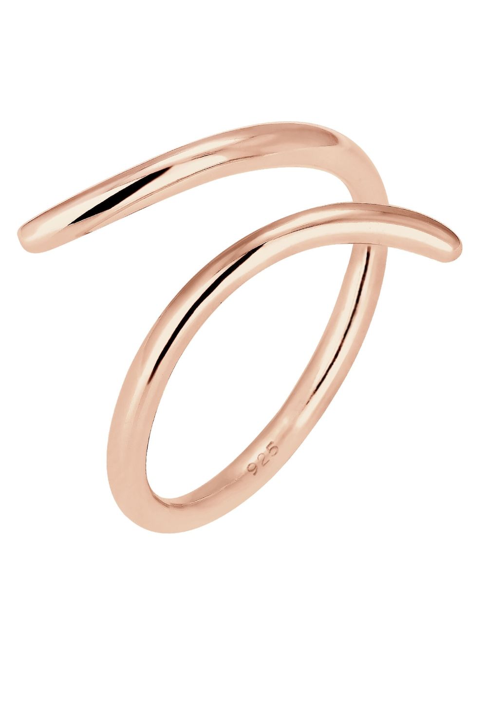 Elli Elli Ring Dames Wikkel Statement Geo - 925 Sterling Zilver