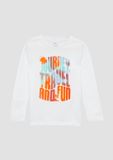 s.Oliver - Jersey longsleeve met print op voorkant