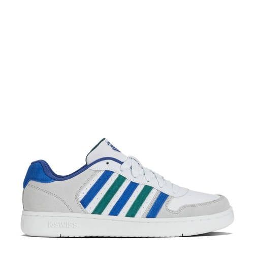 K-Swiss Court Palisander Sneakers - Wit/Groen/Kobaltblauw