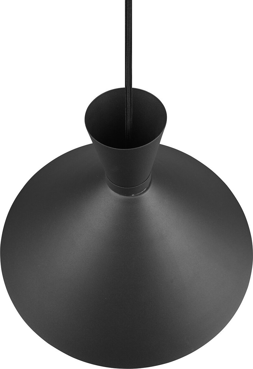 Reality - LED Hanglamp - E27 Fitting - 1-lichts - Rond - Zwart - Aluminium - Ø˜35cm