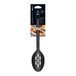 Chef Aid Zwarte nylon serveerlepel met sleuf, BPA-vrij keukengerei voor gebruik met antiaanbakgerei, perfect voor het serveren en aftappen van een brede selectie voedsel, wordt geleverd in zwarte