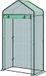 Happyment Happiq Foliekas Tuinkas - Winterbestendig - PE-folie 135 g/m² - Kweekhuis - Broeikas - Kweekkast voor tomaten & klimplanten - 100x50x190cm Groen