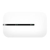 Brovi Zowee Mobile WiFi E5576 mobiele draadloze router 4G LTE (CAT4), downloadsnelheid tot 150 Mbit/s, 1500 mAh batterij, geen configuratie nodig, draagbare wifi, wit