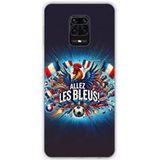 Xiaomi Allez les bleus bedrukt siliconen hoesje compatibel met Redmi Note 9 Pro