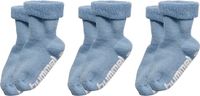 Hummel kindersokken Hmlmini antislip, set van 3, Faded Denim, Schoenmaat 24-27