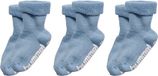 Hummel kindersokken Hmlmini antislip, set van 3, Faded Denim, Schoenmaat 24-27