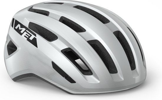 MET Miles MIPS Fietshelm - White Glossy - Maat M/L (58-61cm)