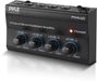 Pyle PHA40EU 4-kanaals stereo hoofdtelefoonversterker