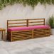 vidaXL - 1-delig - Coussin de banquette - VUGHT - 100% Polyester - Rose - 200 x 30 x 5 cm