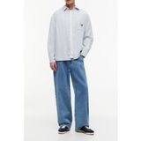 Tommy Hilfiger Oversized Stripe Oxford Providence Blue