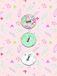 Disney muurschildering van Komar | Minnie Mouse Buttons | kinderkamer, babykamer, decoratie, kunstdruk | grootte 30x40cm (breedte x hoogte) | zonder lijst | WB046-30x40