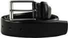 Strellson Leren riem Men's Belt W95 Black zwart