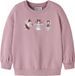 NAME IT NMFVALONA LS LONG RLX SWEAT UNB Meisjes Sweatshirt Lilas Katoen Maat 92