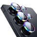 ESR pour Galaxy S25 Ultra Protection d'objectif, protecteurs d'objectif individuels, verre rigide ultradun résistant aux rayures avec bord en aluminium, compatible avec la coque Galaxy S25 Ultra, 1 jeu, chromatique