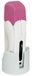 EpilWax Wasverwarmer voor 100 ml roll-ons met basis - waswarmer apparaat voor smeltende navulpatronen (enkelvoudig, roze)