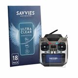 Savvies Screenprotector voor Robbe Futaba T16IZ Super - Folie Beschermfolie transparant 18 Stuks