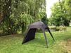 Tente de jardin pliable avec panneaux latéraux 250 x 190 cm noir