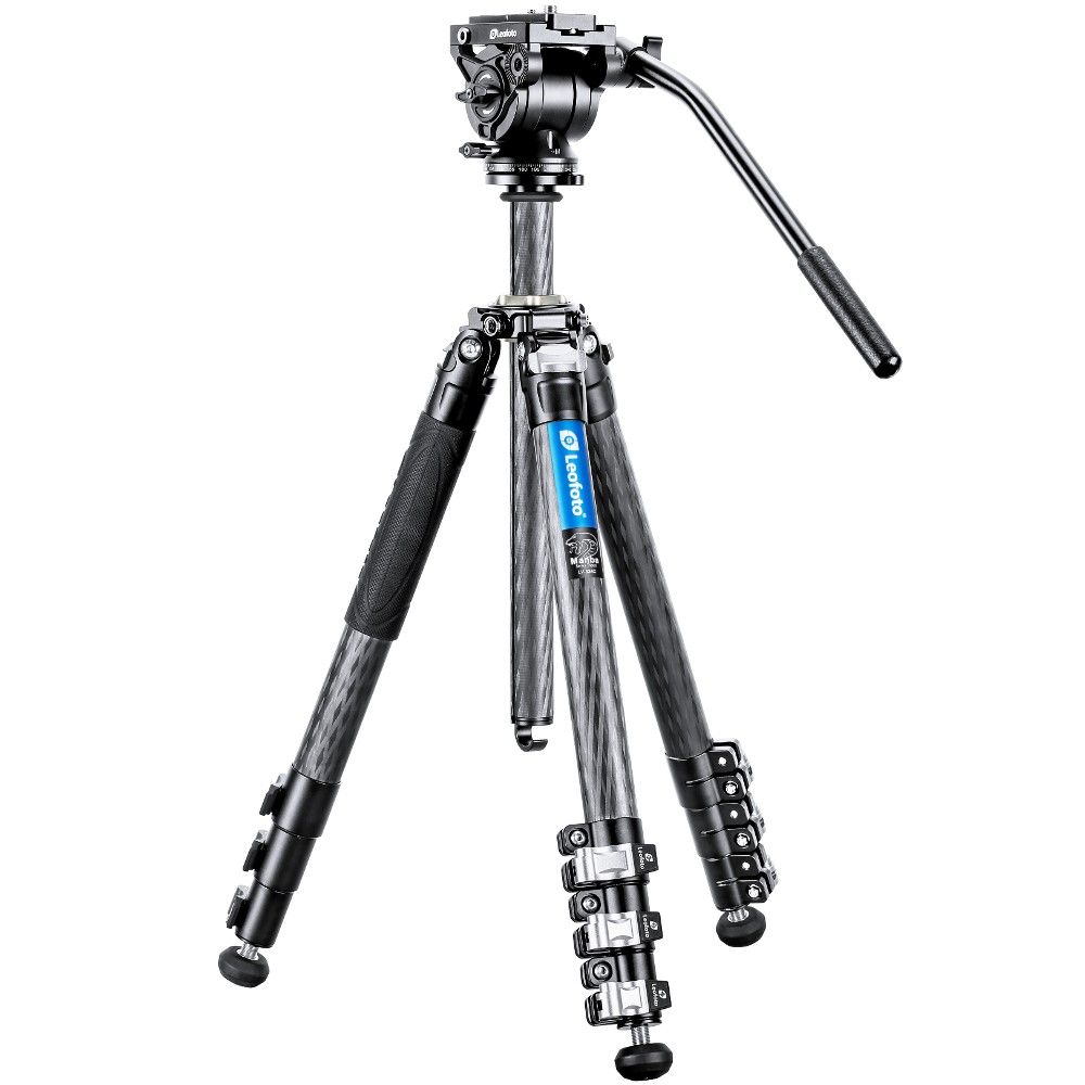 Leofoto Manba LV-323C Statief + BV-10 Videokop
