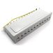1aTTack.de 367467 Patchpaneel CAT6a 12 poorten wit verdeelpaneel LSA+ aansluittechnologie netwerkdistributie - RJ45 - TIA 568 A/B - wit
