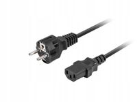 Lanberg Stroomkabel Cee 7/7 -> Iec 320 C13 1,8M Voor Tv-Monitor